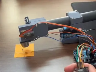 2 axis servo arm by Toretto | Download free STL model | Printables.com