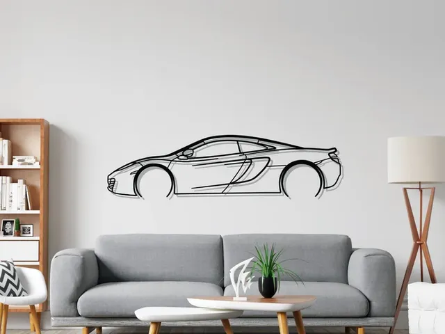 McLaren MP4-12C silhouette