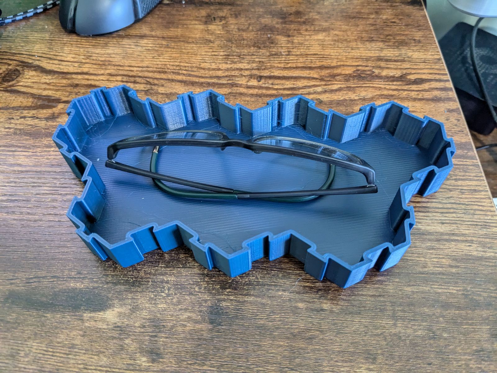 Modular Honeycomb Desk Organizer Glasses Bin