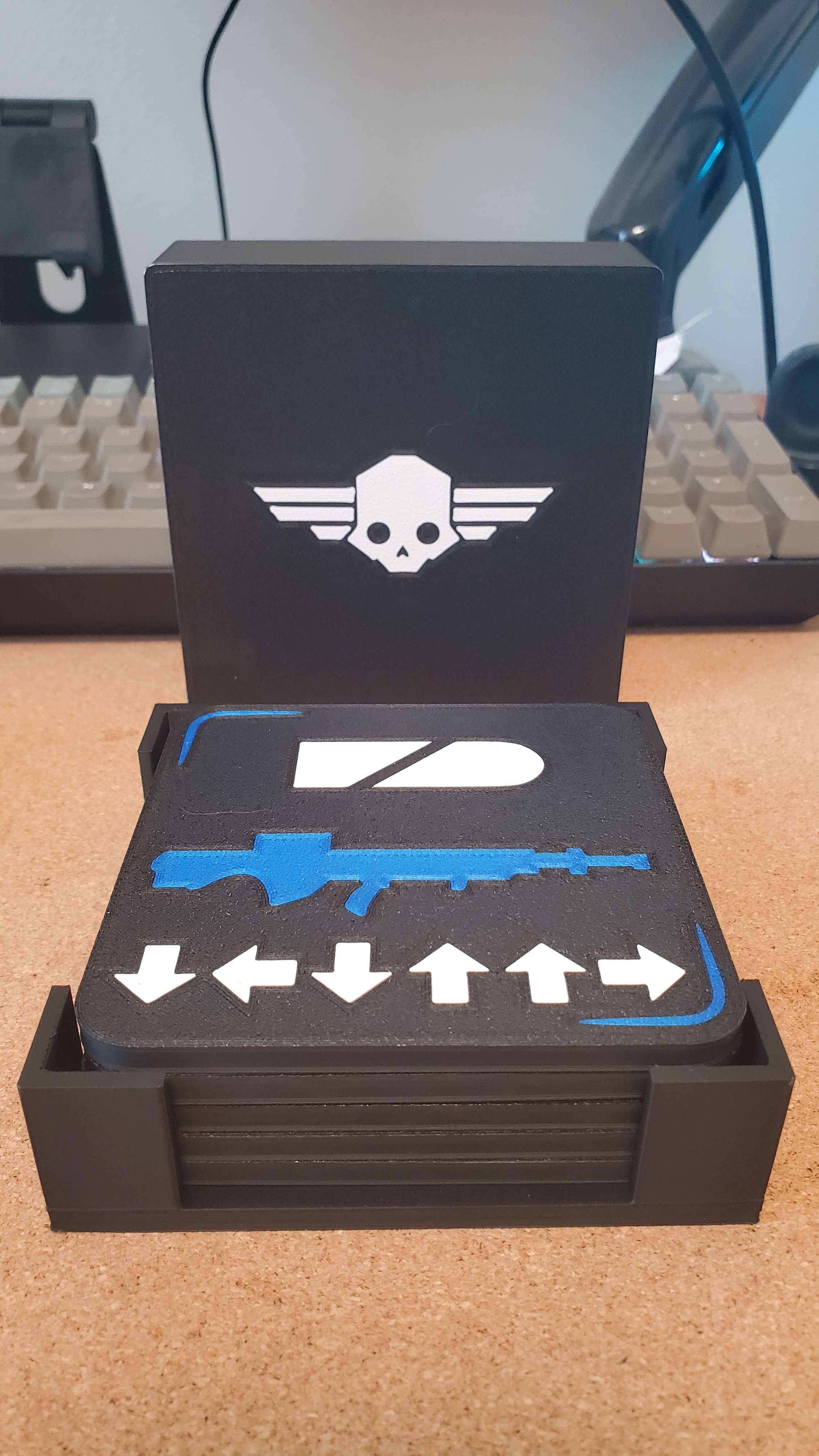 Miniatura 3 do modelo 3D Helldivers 2 Coaster Cover Redesign