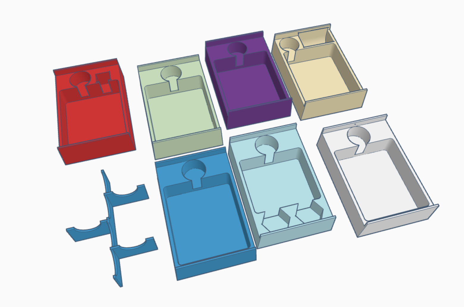 Tuckbox inserts for Shackleton Base corporations