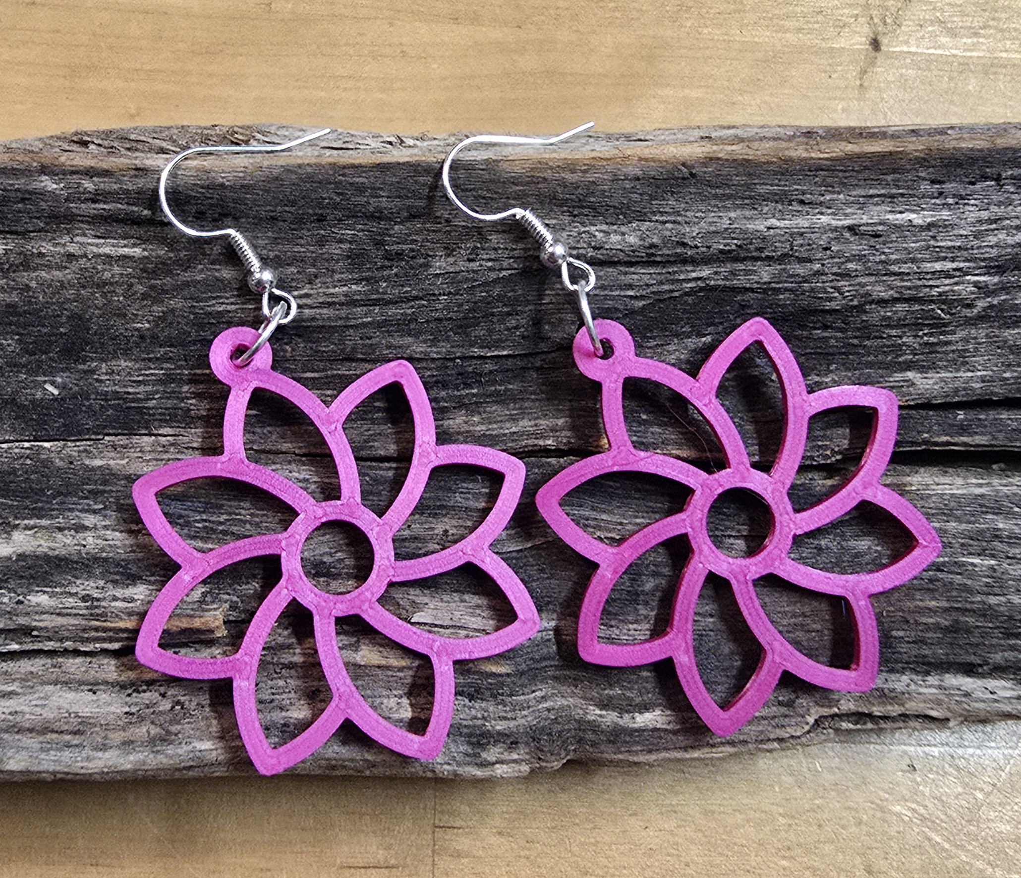 Flower earrings