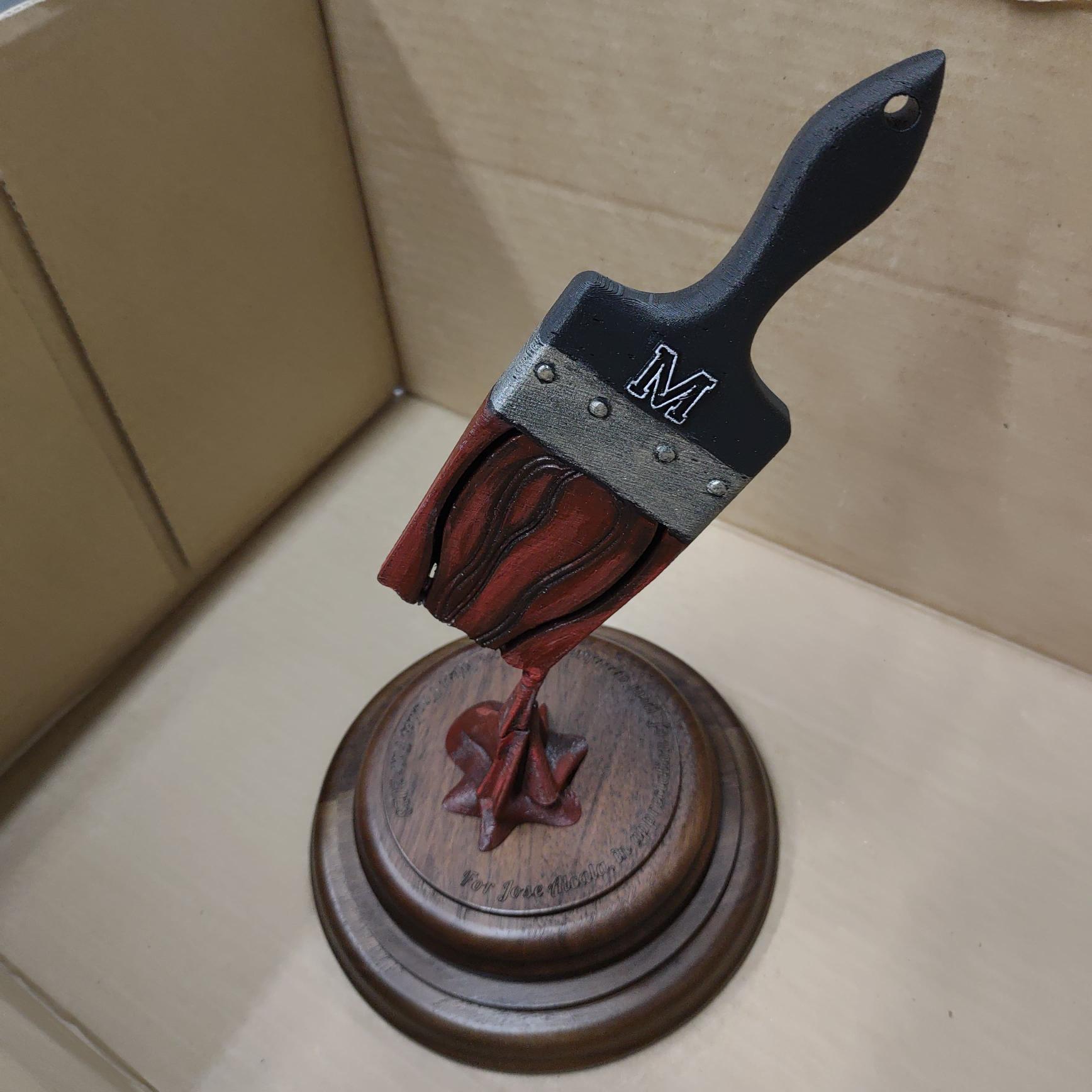 Paintbrush trophy