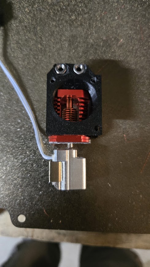 SV08 dragon style Volcano hotend mount (Haldis Red Lizard K1 & Others)