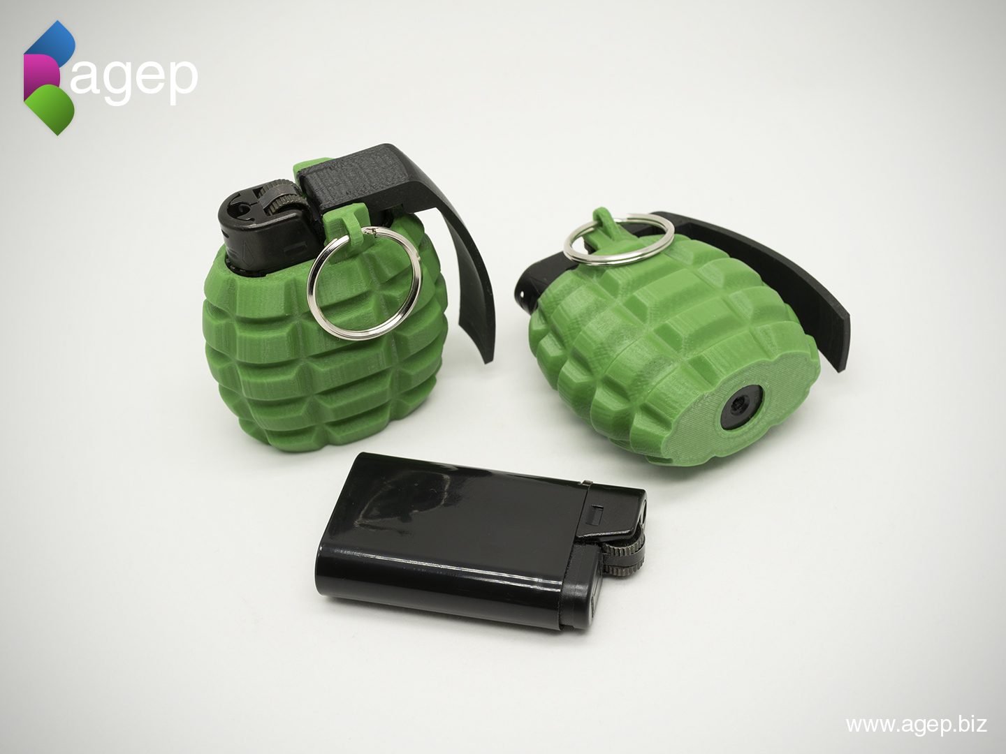Lighter Case - Hand Grenade Shaped — miniatura 2