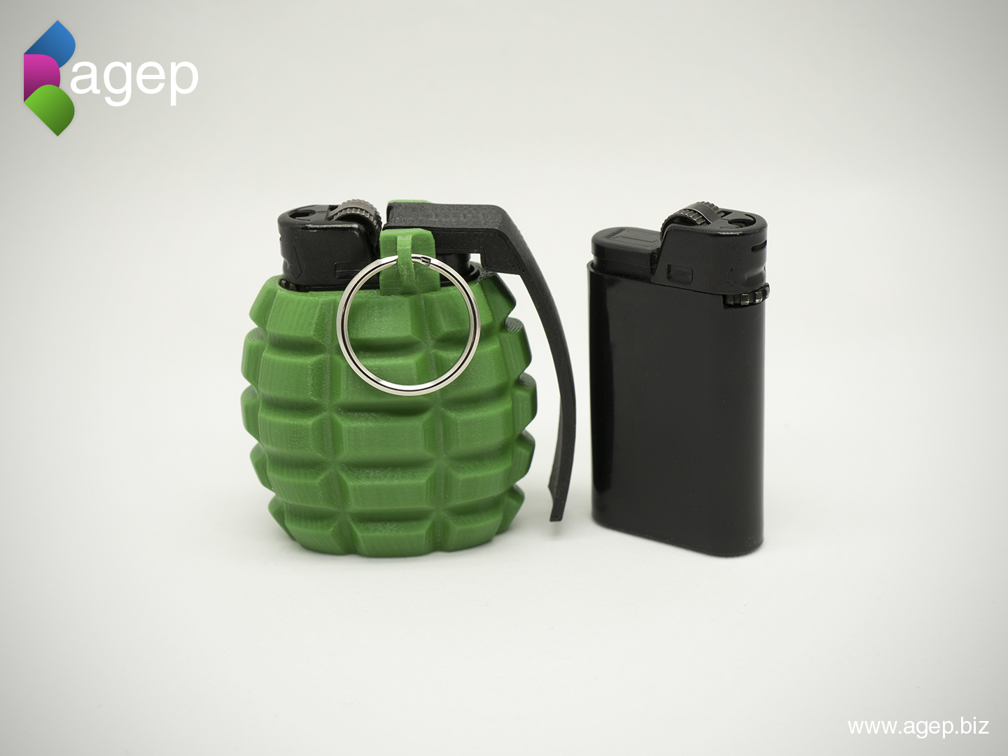 Lighter Case - Hand Grenade Shaped — miniatura 3