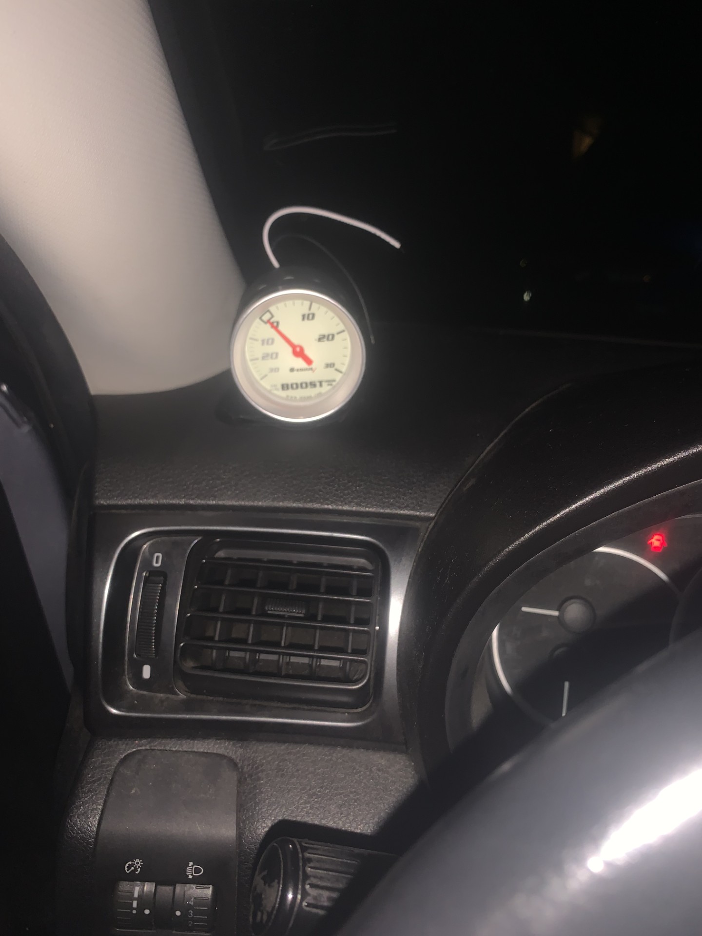 11-14 wrx defrost vent boost gauge mount