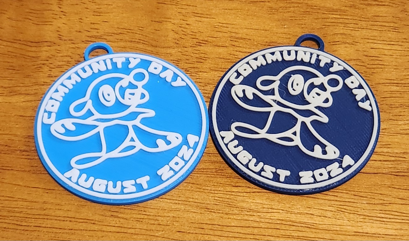 Pokemon Go Community Day #90 coin - Popplio Ornament by o98CaseFace | Download free STL model ...