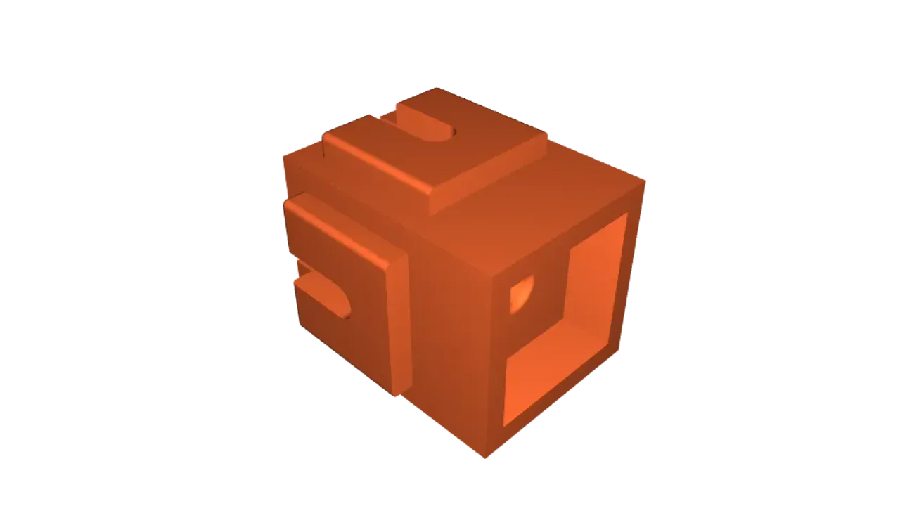 Cube Snake by CoMet | Download free STL model | Printables.com