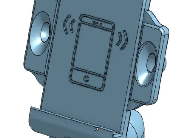 Soporte Celular con Amplificador Pasivo (Passive Amp Cellphone Holder)