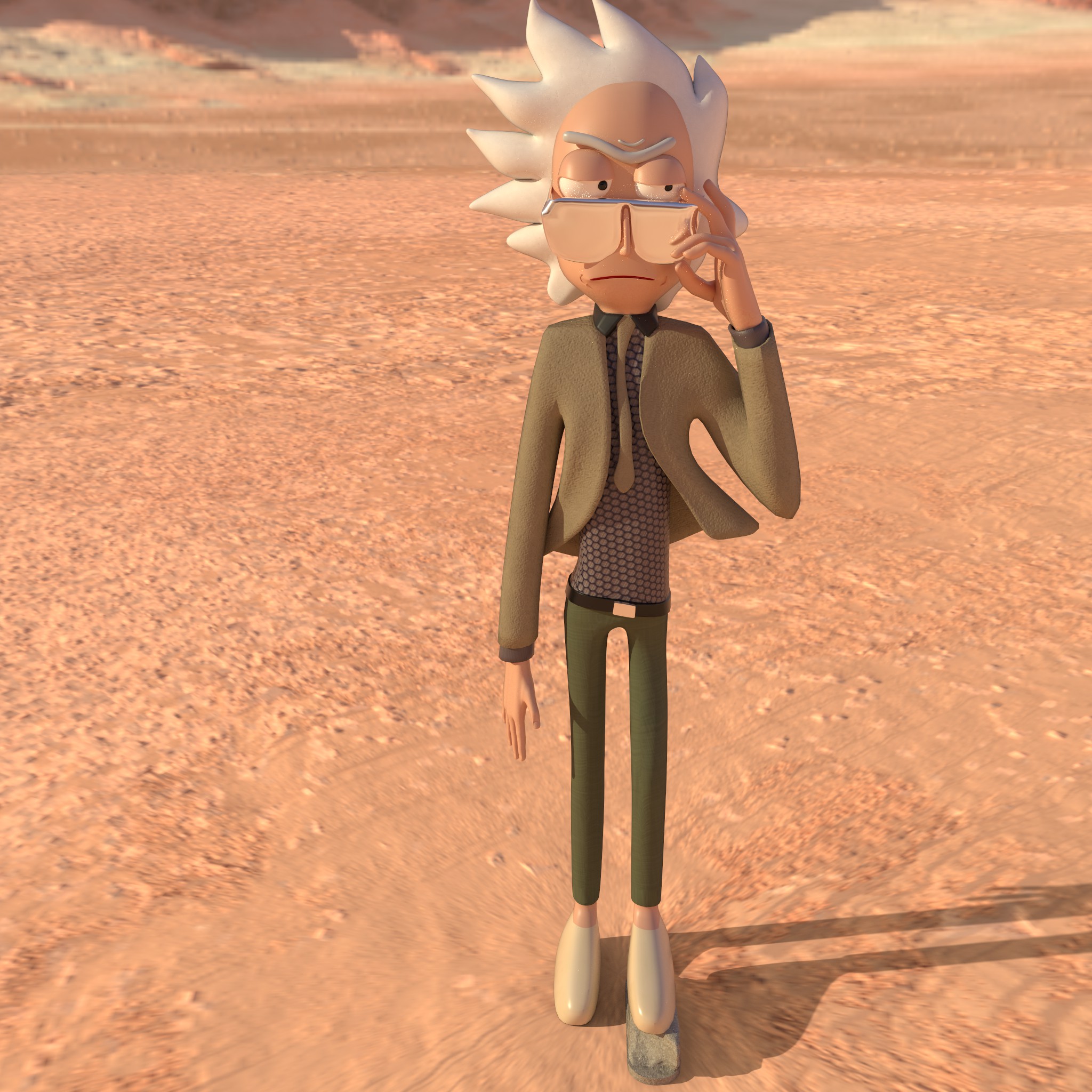 Rick Sanchez [ Rick & Morty ] by Druk CG | Download free STL model ...