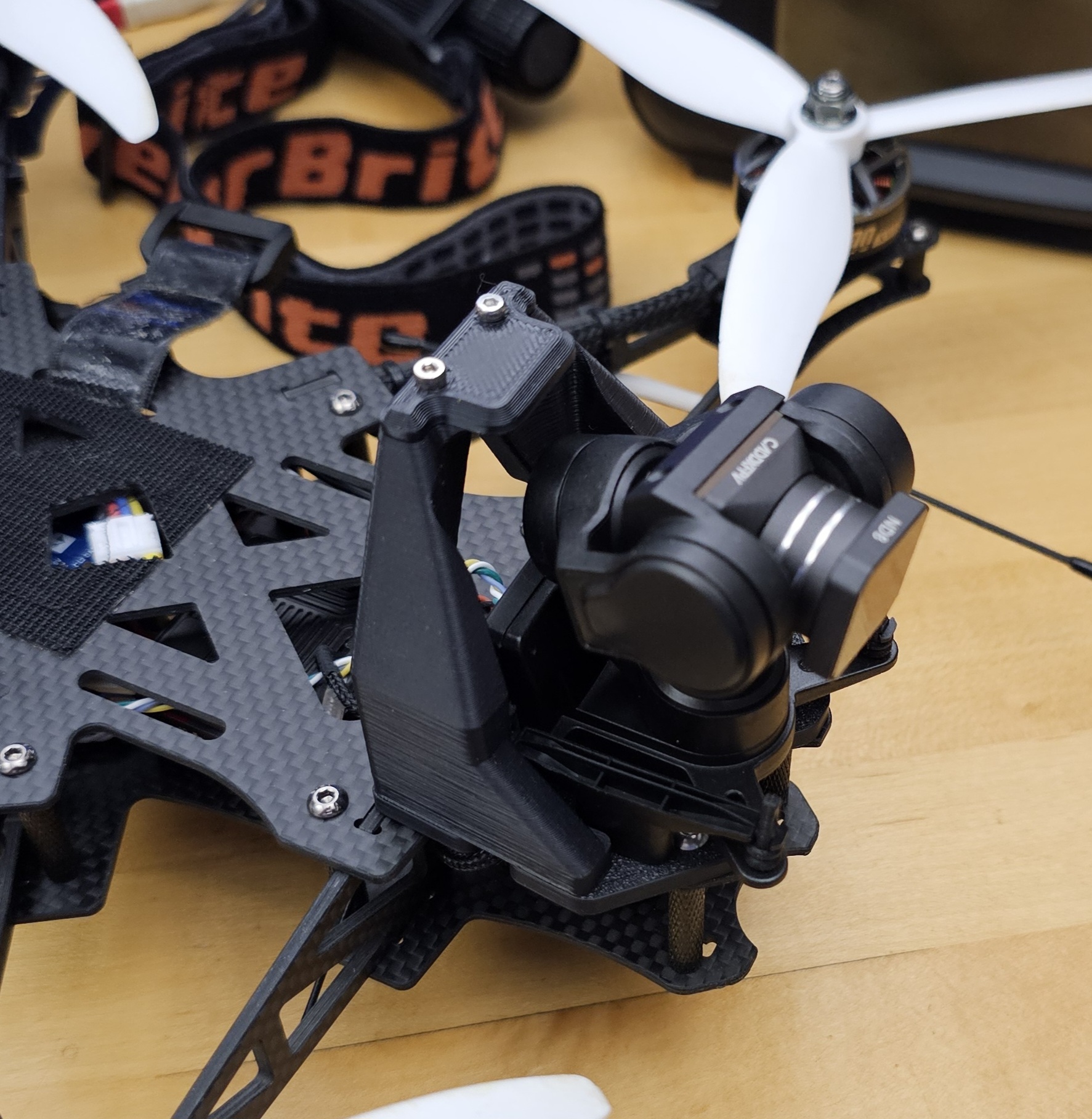CADDX GM3 Gimbal Base Plate & Roll-Cage parts for AOS UL7 Quad