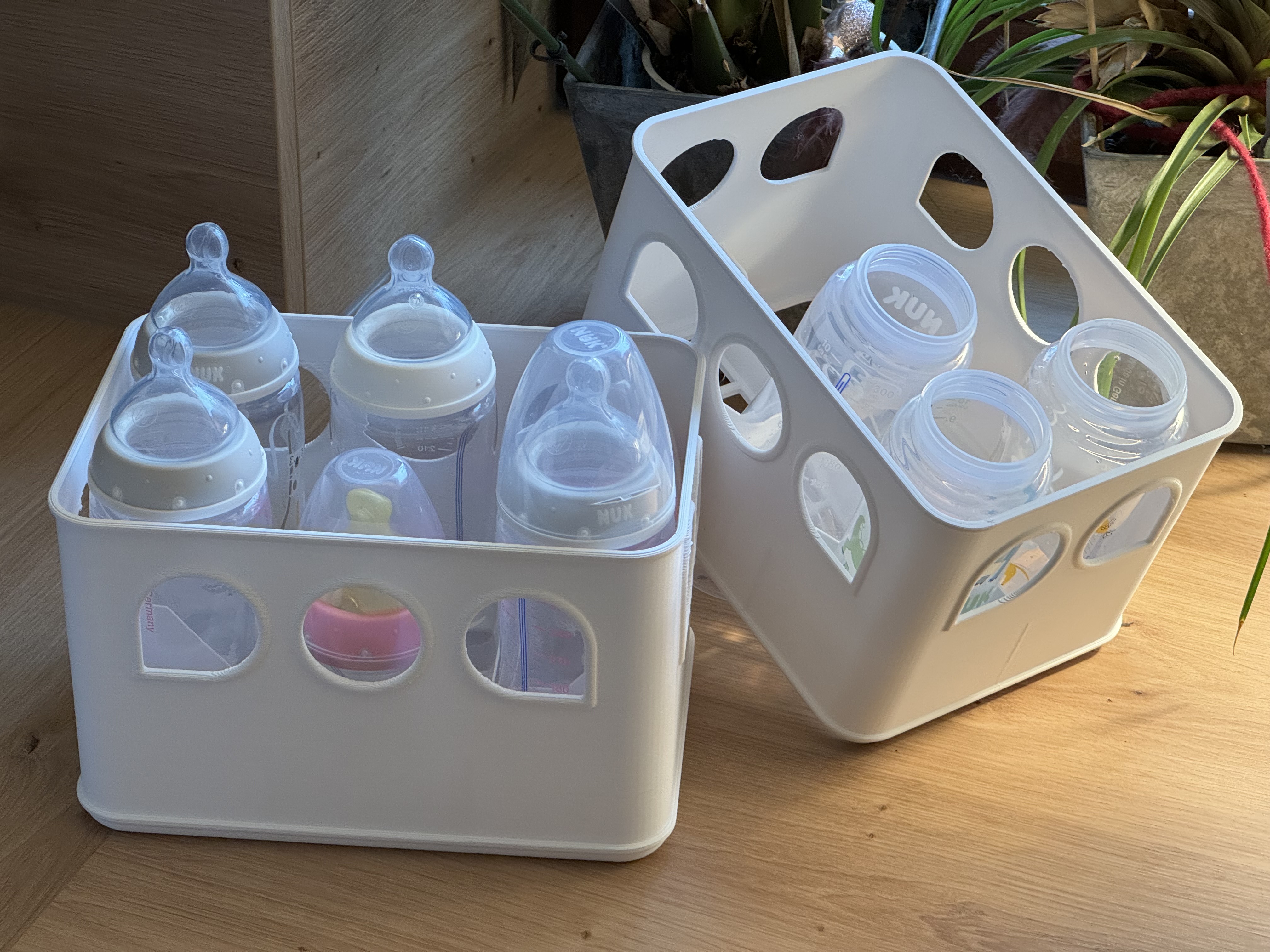 Baby Bottle Dry Rack and Beer Crate Holder
