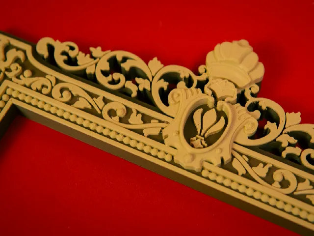 Baroque / Victorian Picture Frame A5 (210 x 148 mm) (Updated: now with stand)