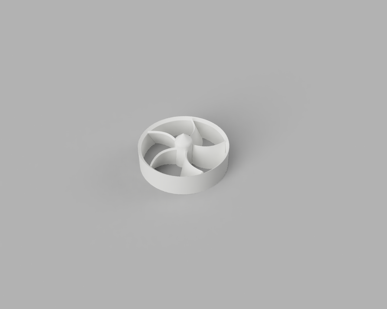 Aspas de turbina simple