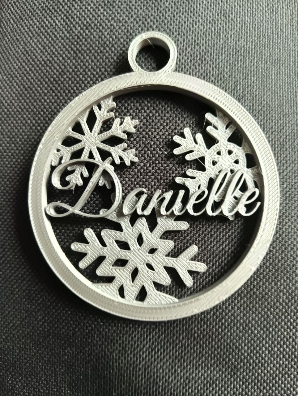 Adorno bola de Navidad - Danielle