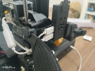 Ender 3 V3 SE Left Side Raspberry Pi Zero 2W & RPi v1.3 Camera Gimbal Mount