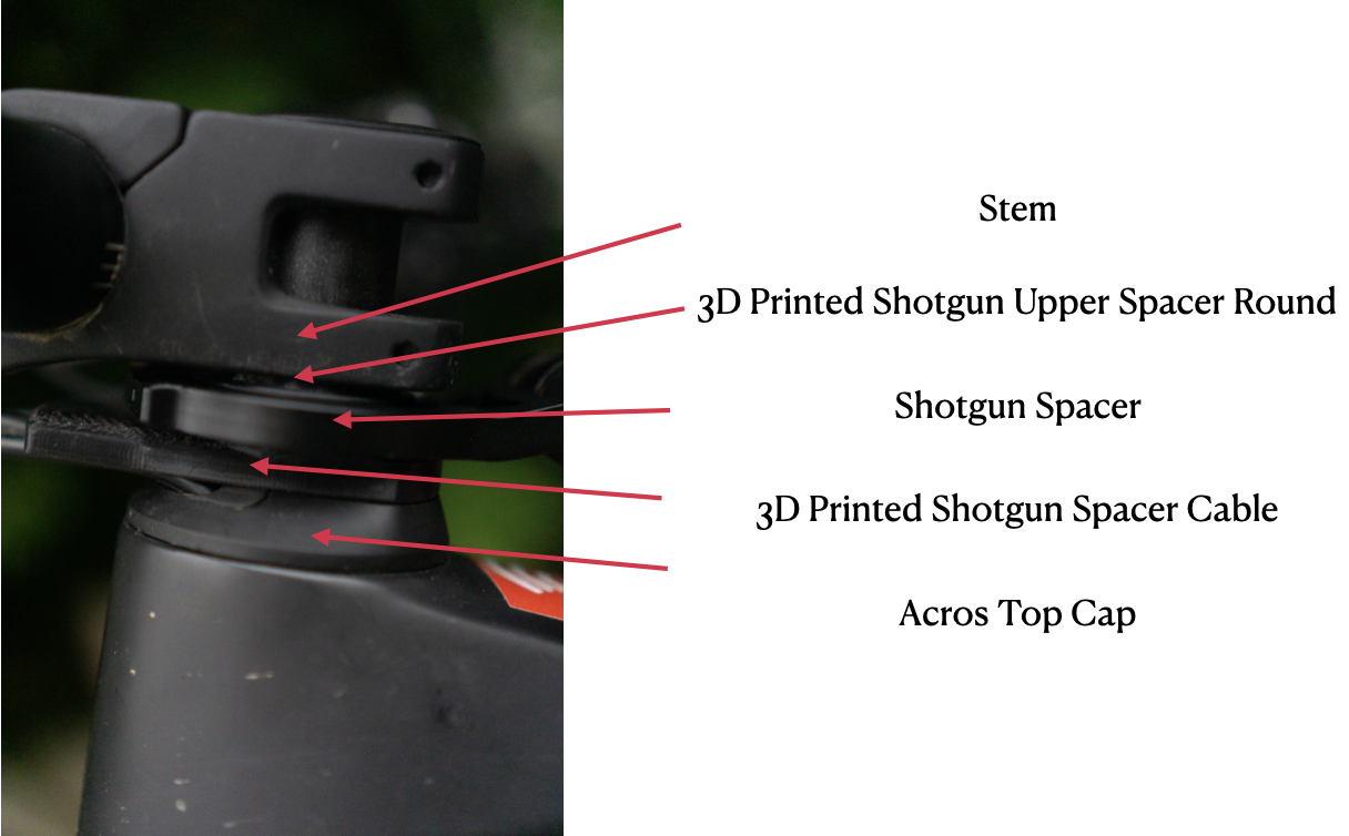 Bicycle Spacer for Ride Shotgun Pro Seat — miniatura 2