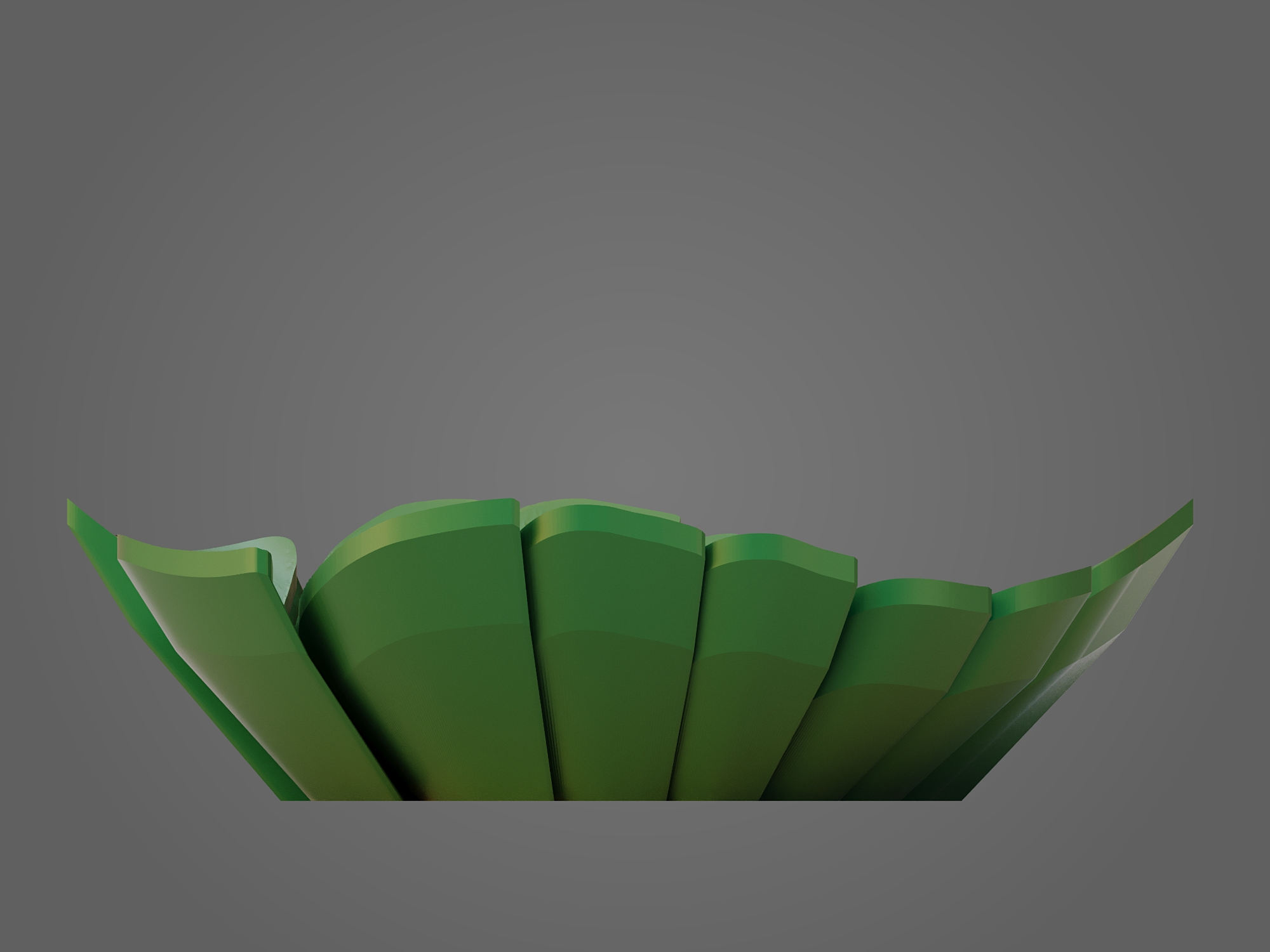Miniatura 6 do modelo 3D Plate - monstera leaf