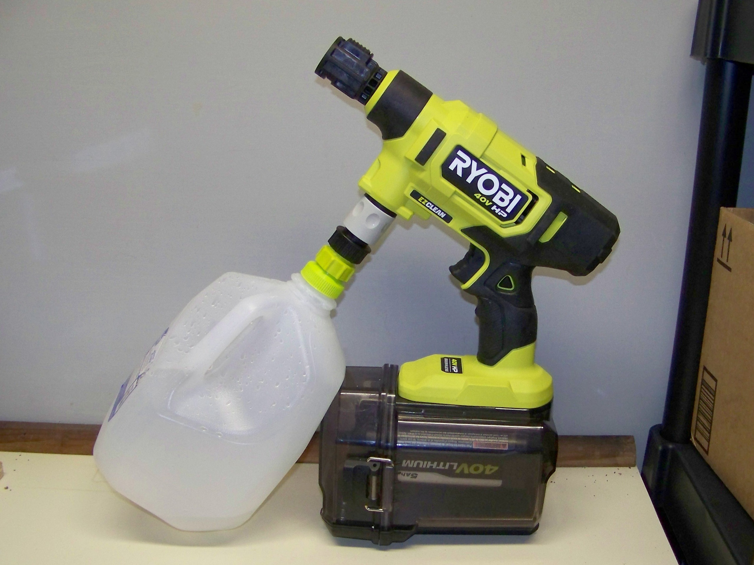 Ryobi EZ Clean Jet Washer Milk Jug Adapter