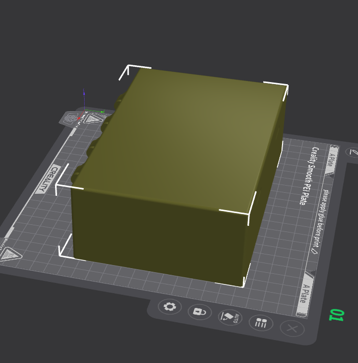 Caja cierre magnético de 180*130*60 mm