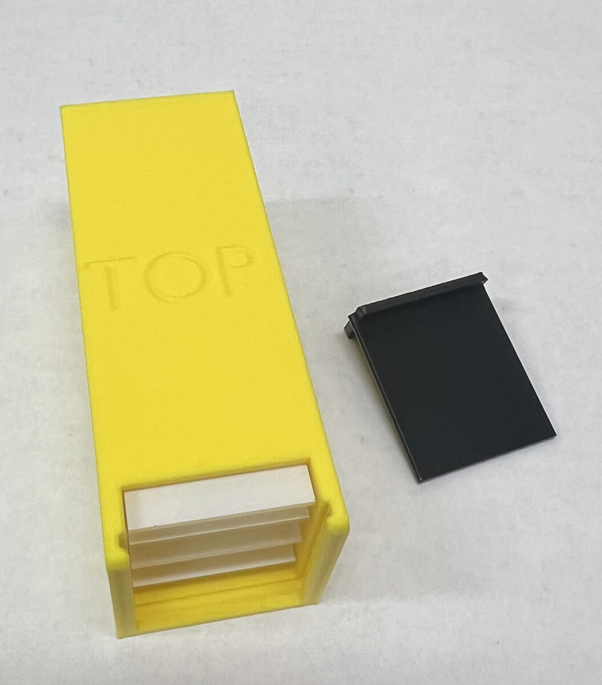 Miniatura 2 do modelo 3D Microscope Slide Box for Flat Storage