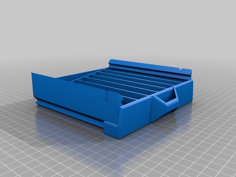 Modular stackable drill bit organizer by Luke's 3D Download free STL