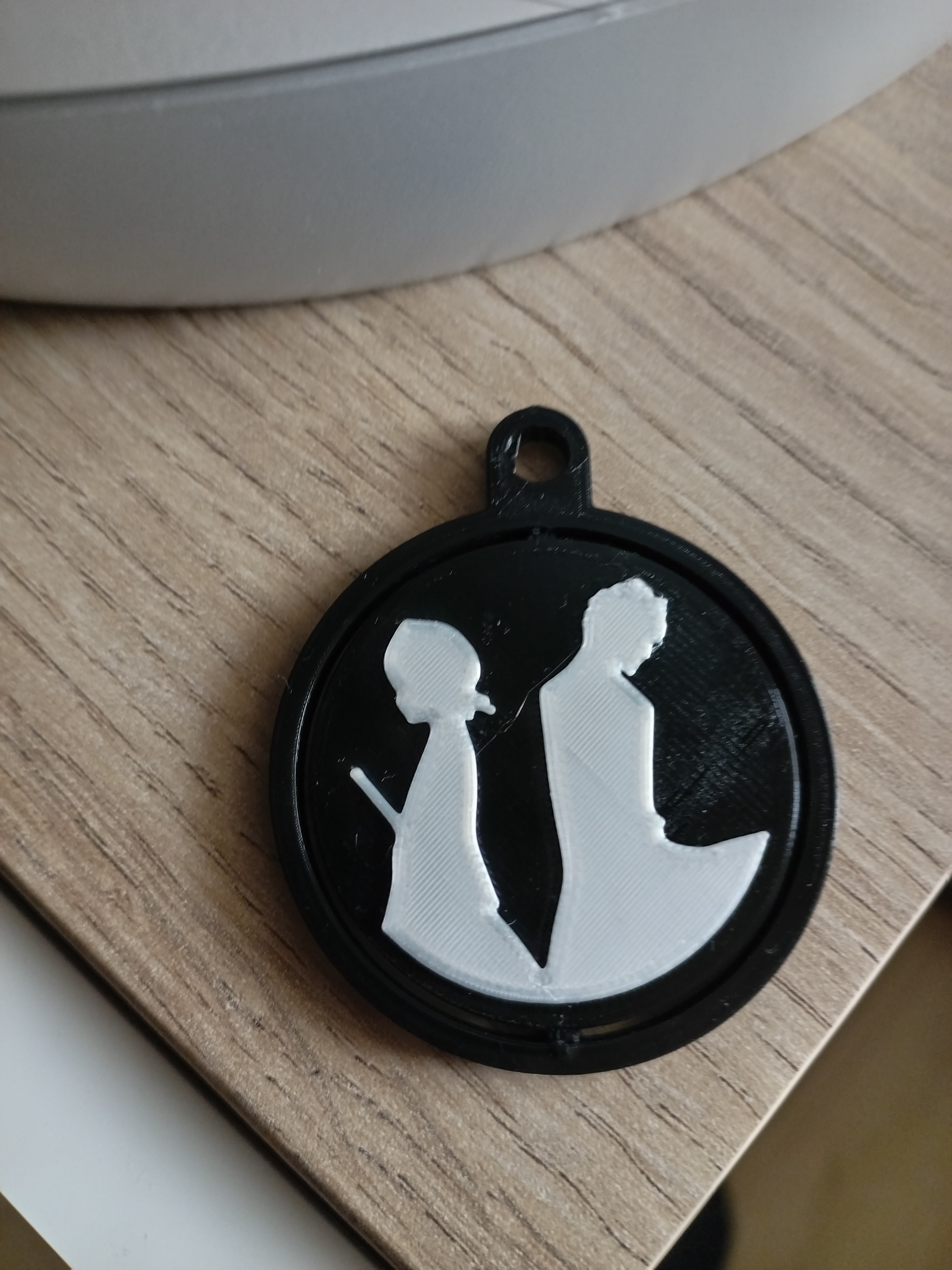 Porte-clef tournant Duo de Bleach Ichig-Rukia - spinner keychain Bleach