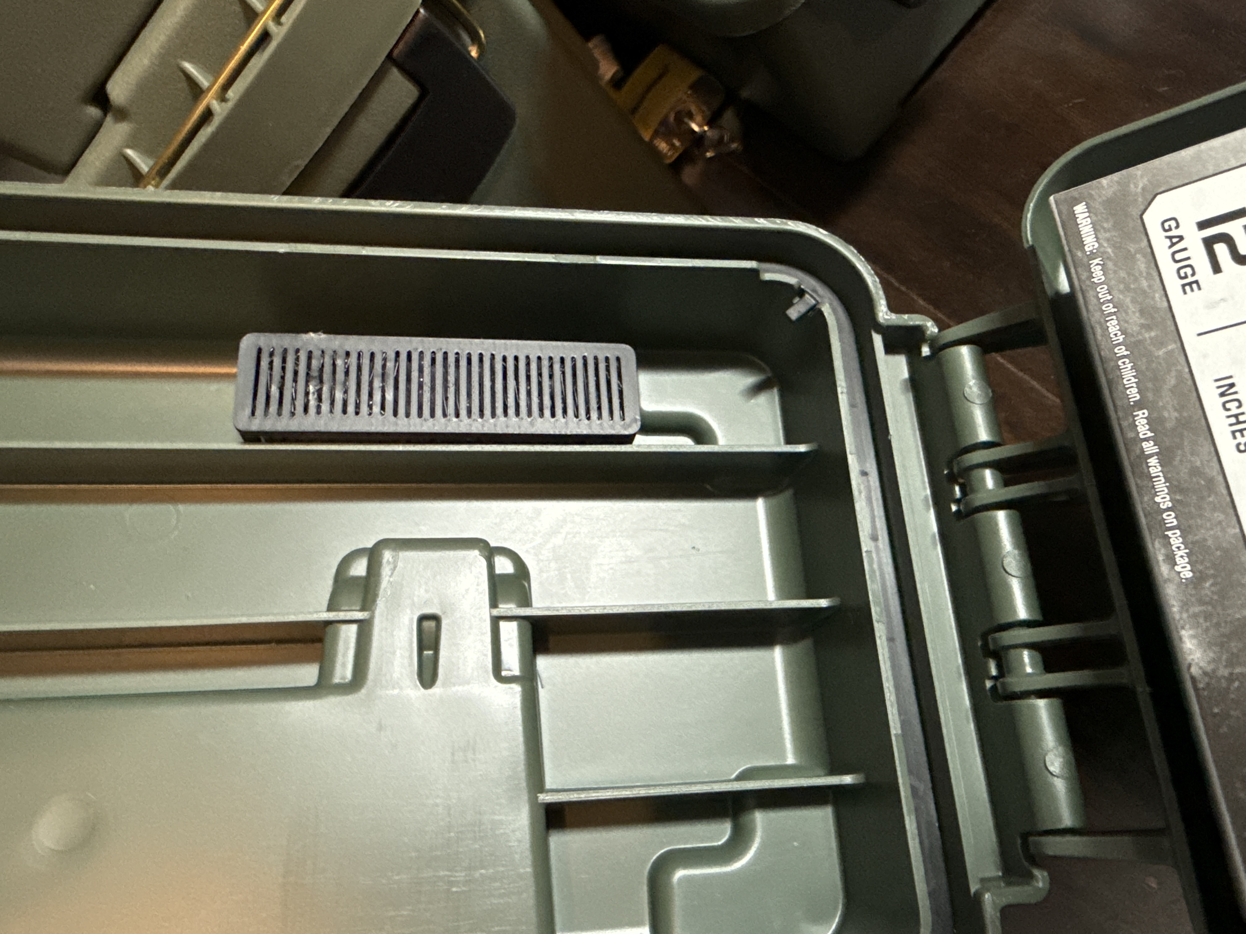 Desiccant box for ammo box