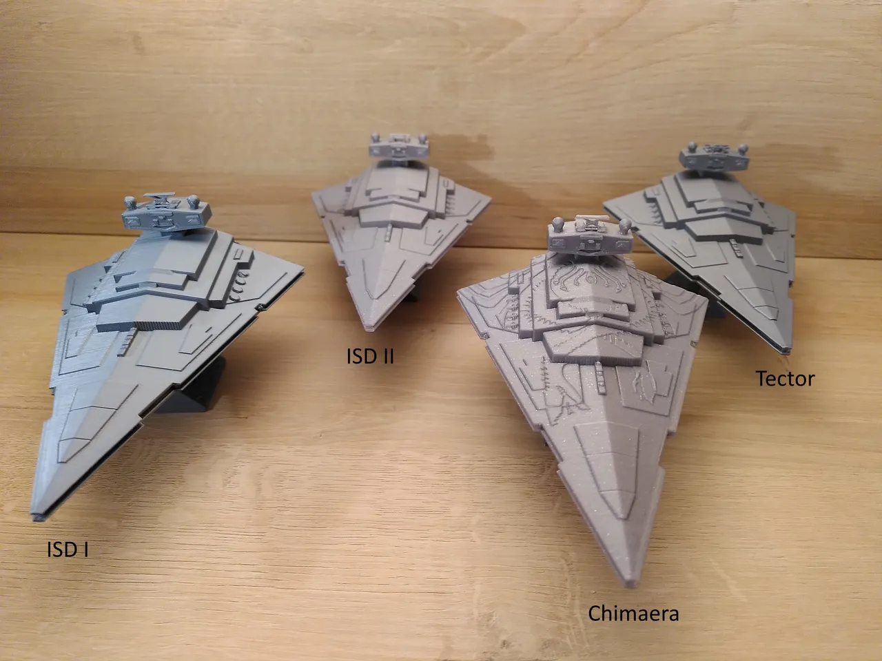 Star Wars Imperial Star Destroyer Unpainted Model 13cm x 24cm 3D Printed 