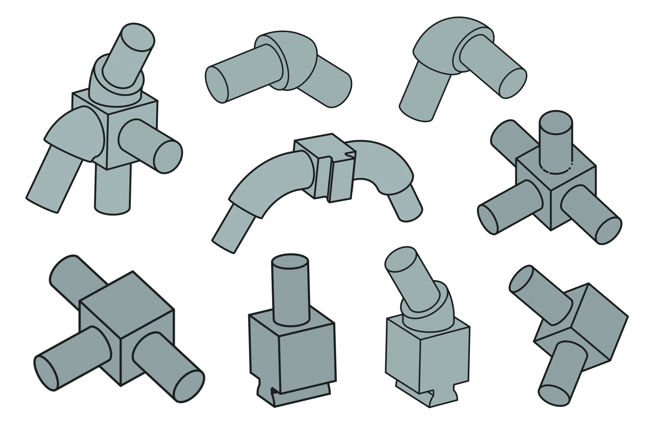 Couplers and connectors for 6x4 mm PU hose — thumbnail 3