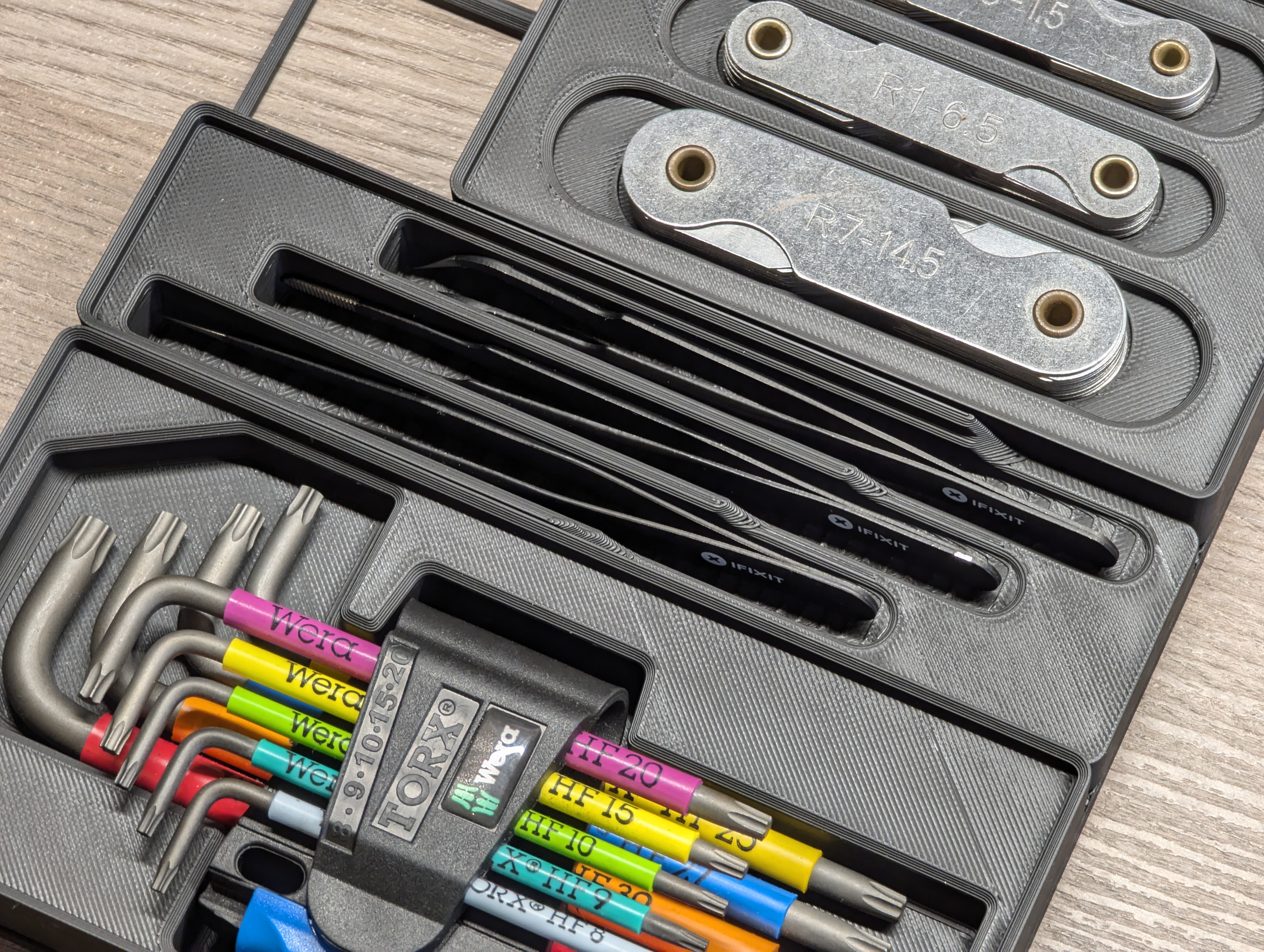 Gridfinity iFixit Precision Tweezers Bin