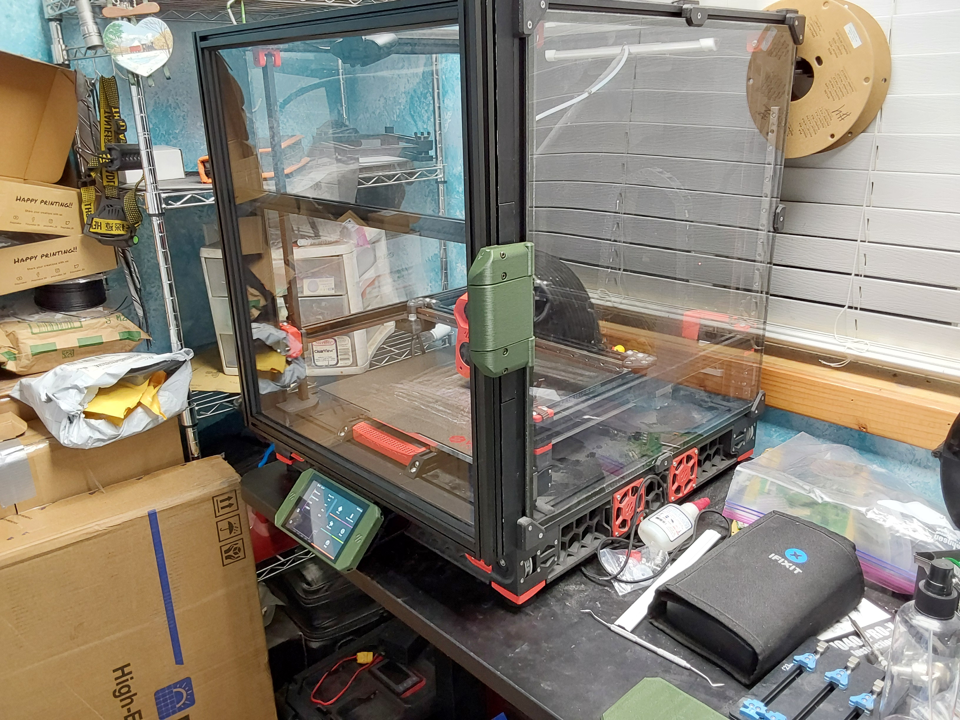 BTT HDMI5 Mount for the Clicky-Clack Fridge Door with the stealthchanger Door Buffer V2