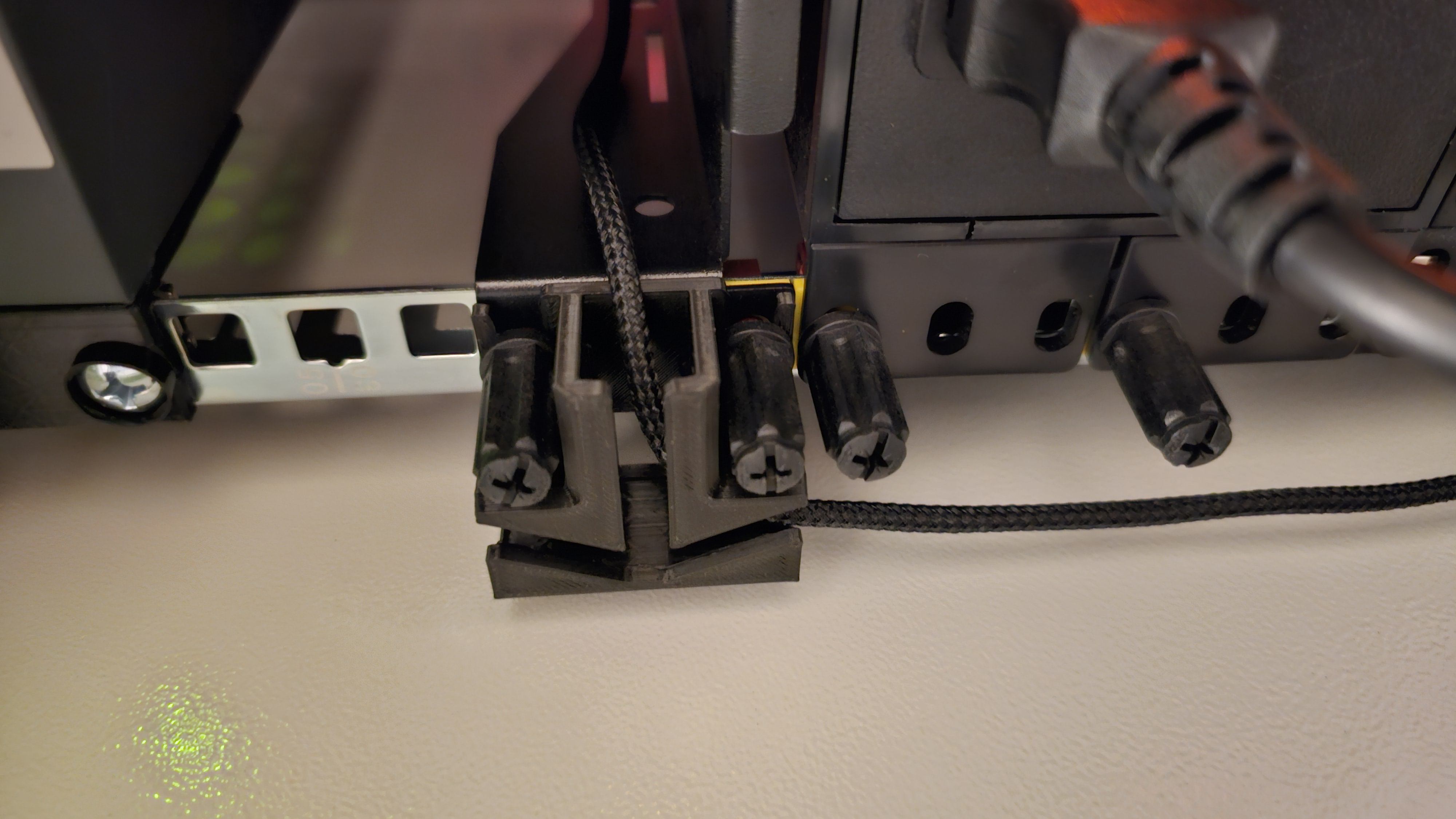 1U Rackmount Cable Management — miniatura 2