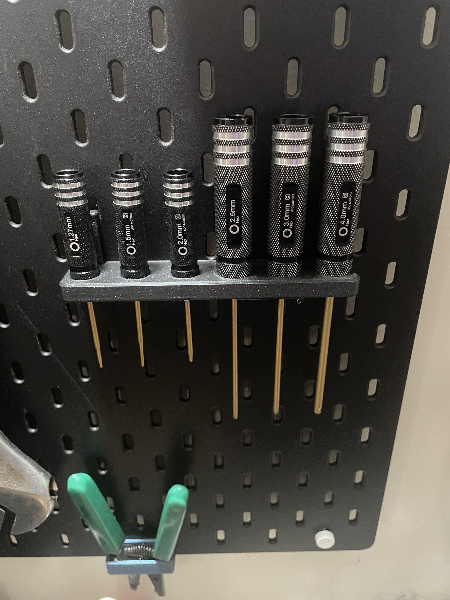 Skadis holder for LDO Metric Hex Key set