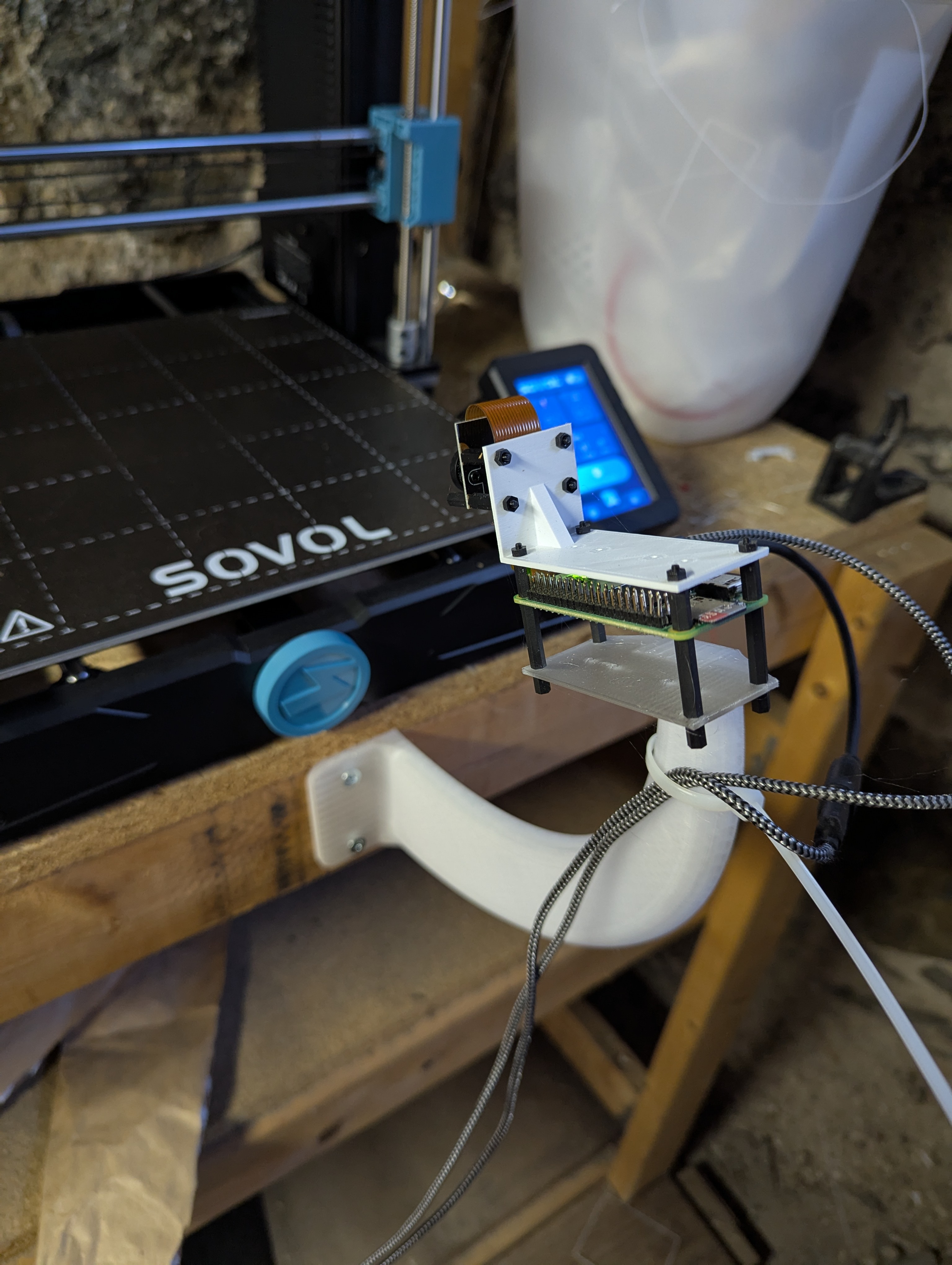 PiZero octopi arm and mount