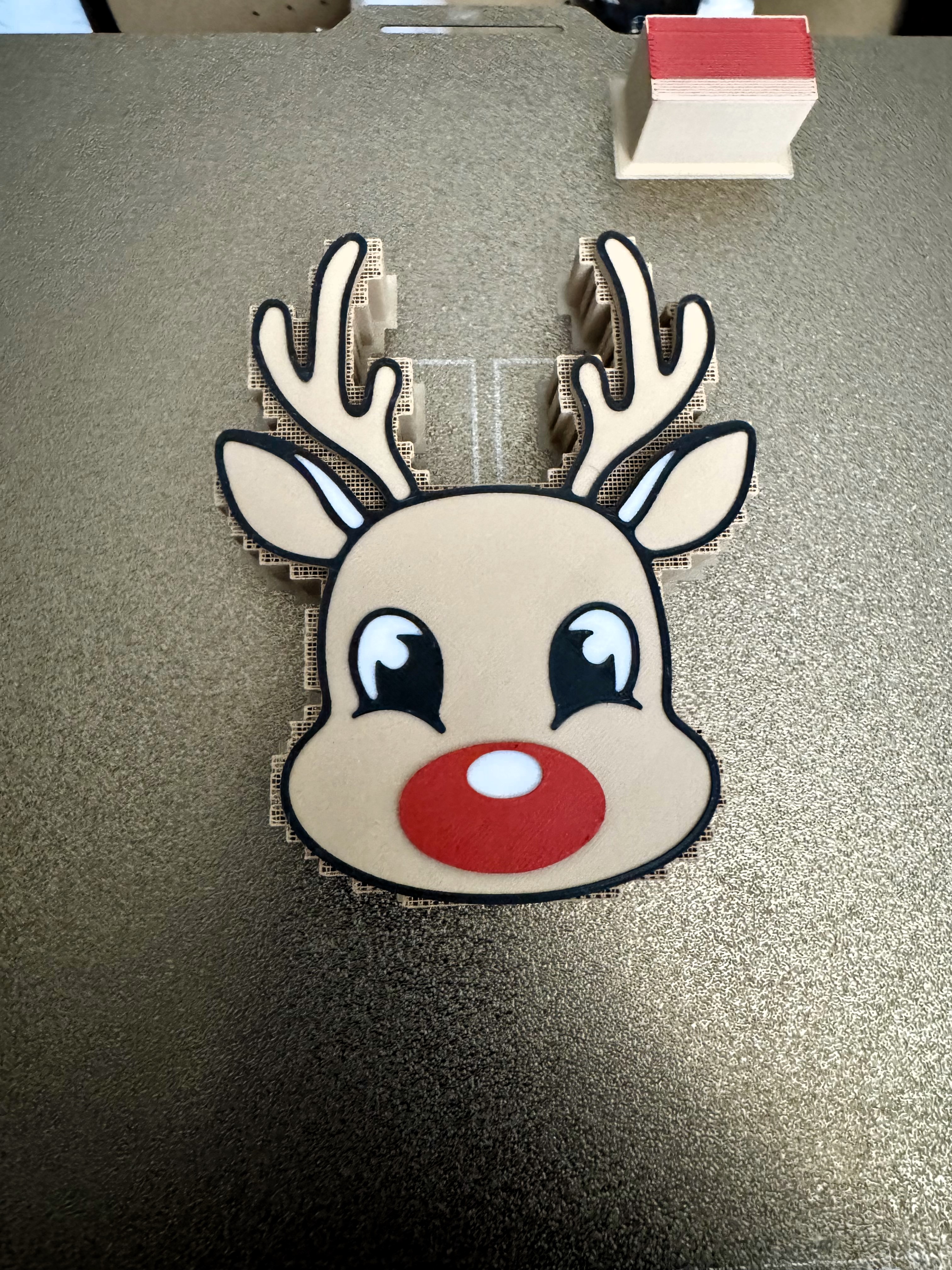 Cute Reindeer - Lego Wreath