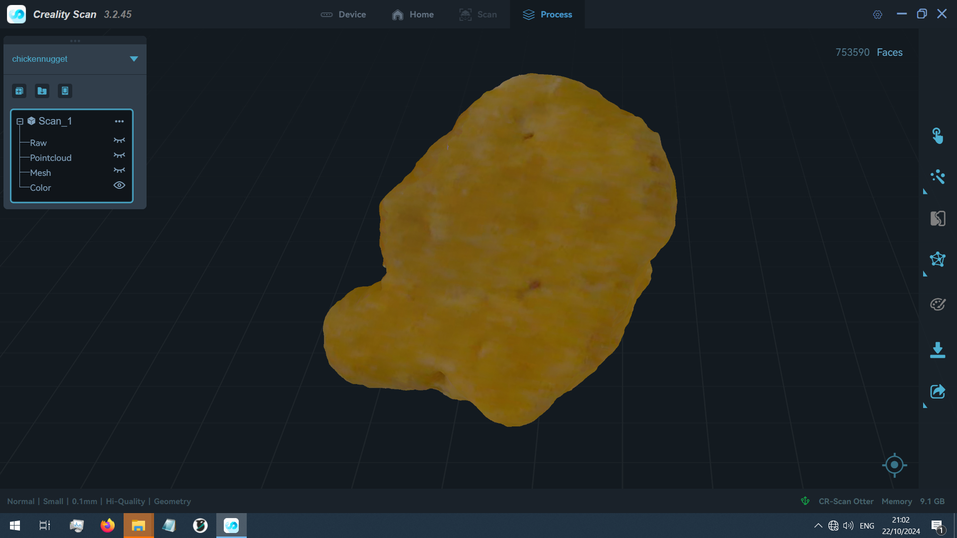 Chicken Nugget 3D Scan by s3sebastian | Download free STL model ...