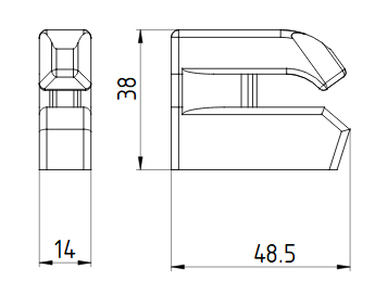 Badminton Stringing Machine Side Support — thumbnail 2