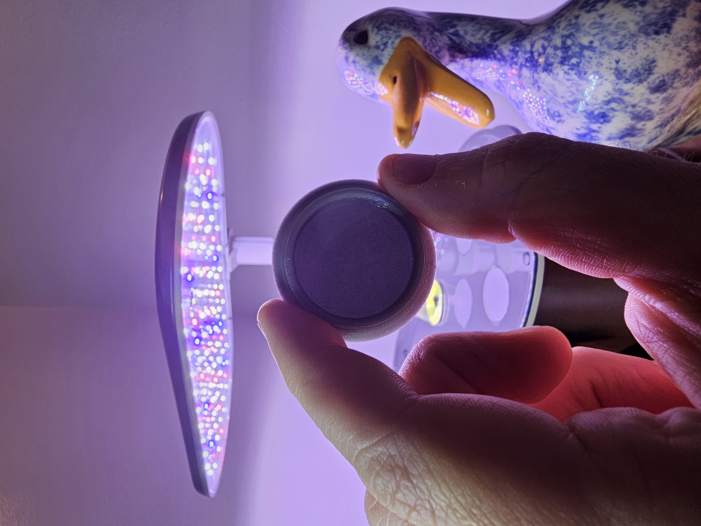 Simple Hole Cover with Thicker, Light Blocking Top for AeroGarden — thumbnail 2