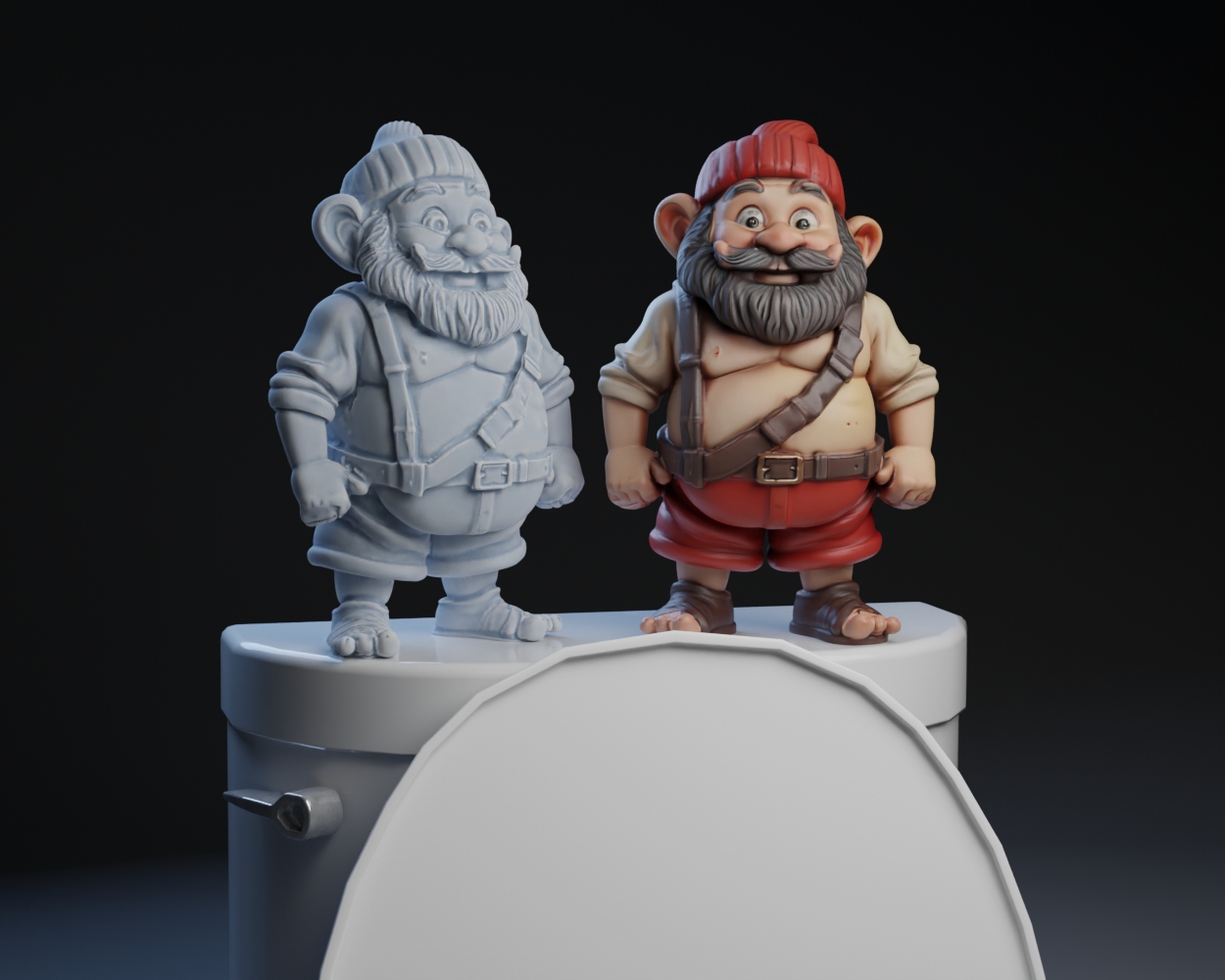 Gnome on the Throne