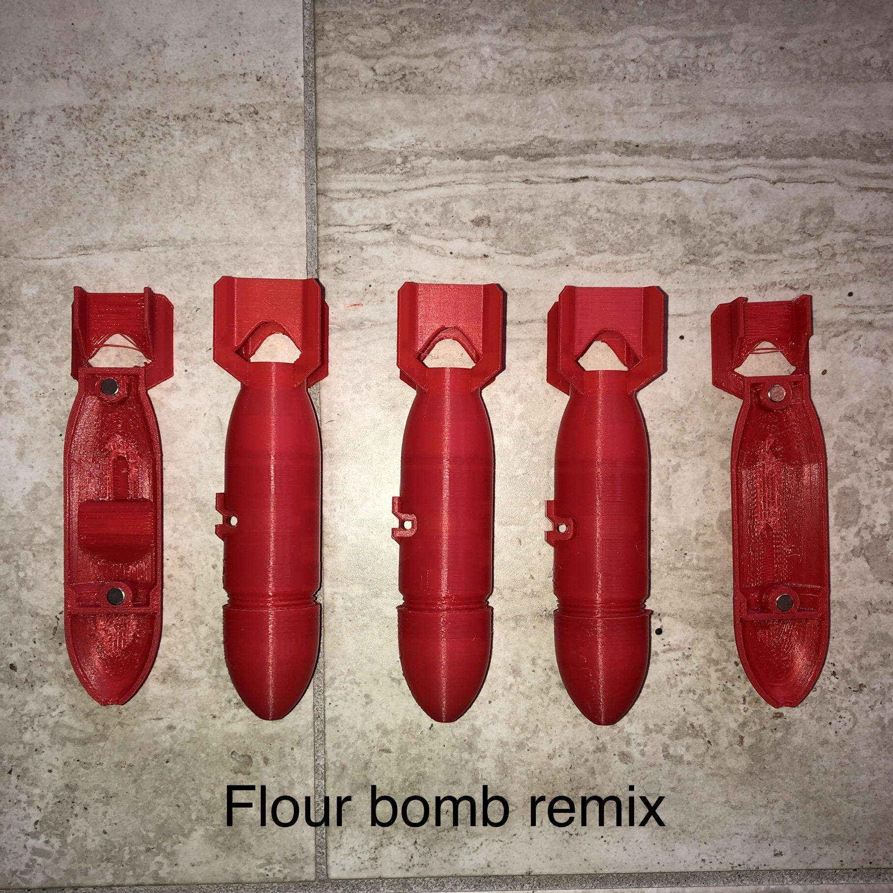 RC plane flour bomb