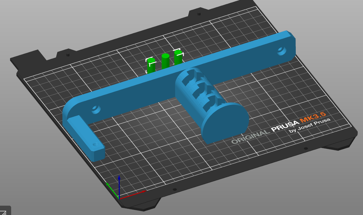 Wall spool holder with 608zz Bearing for ikea platsa