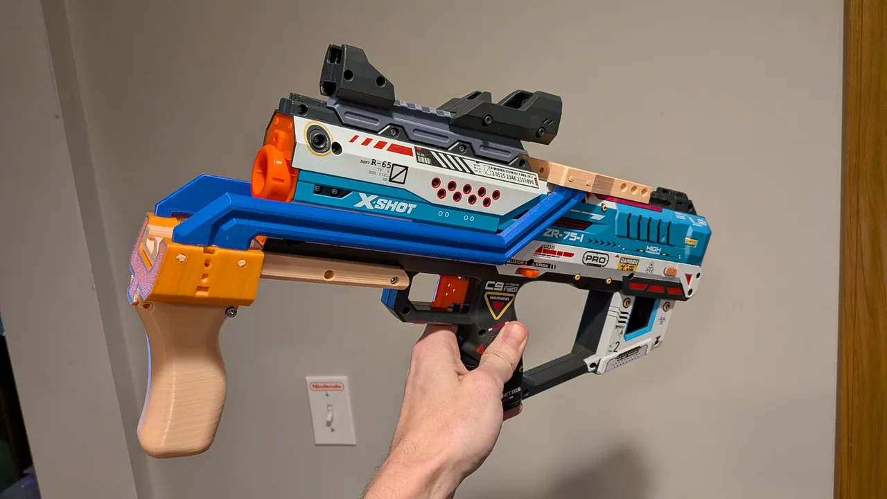 Pump Kit for X-Shot Fury-X by stips | Download free STL model