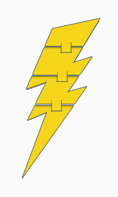 Flexy Lightning Bolt Fidget
