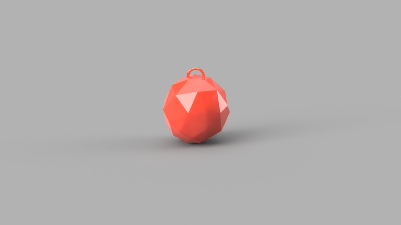 Christmas Low Poly Ball