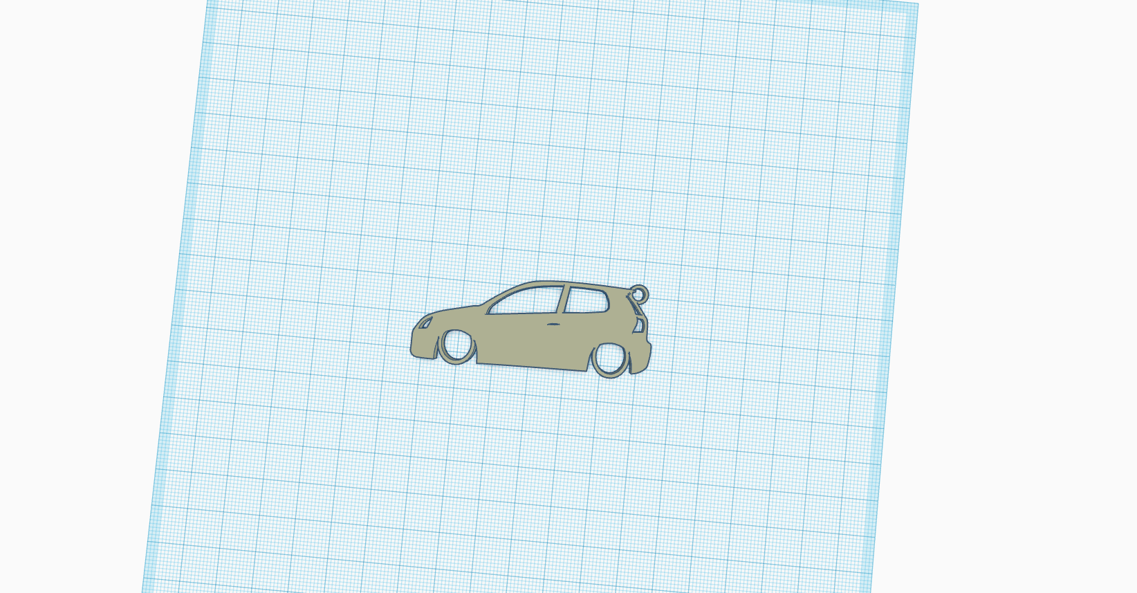 volkswagon golf keychain