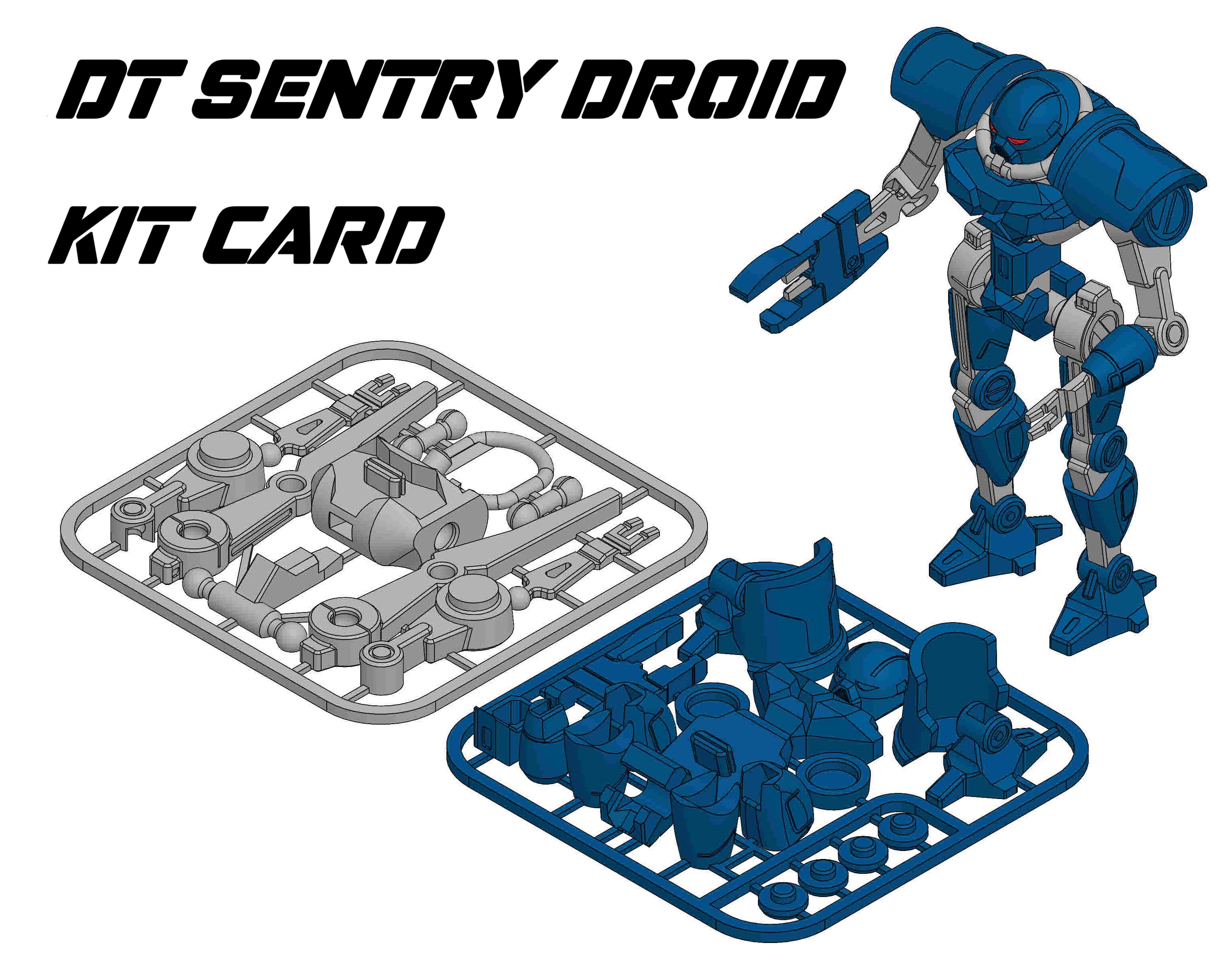 DT Sentry Droid kit card starwars