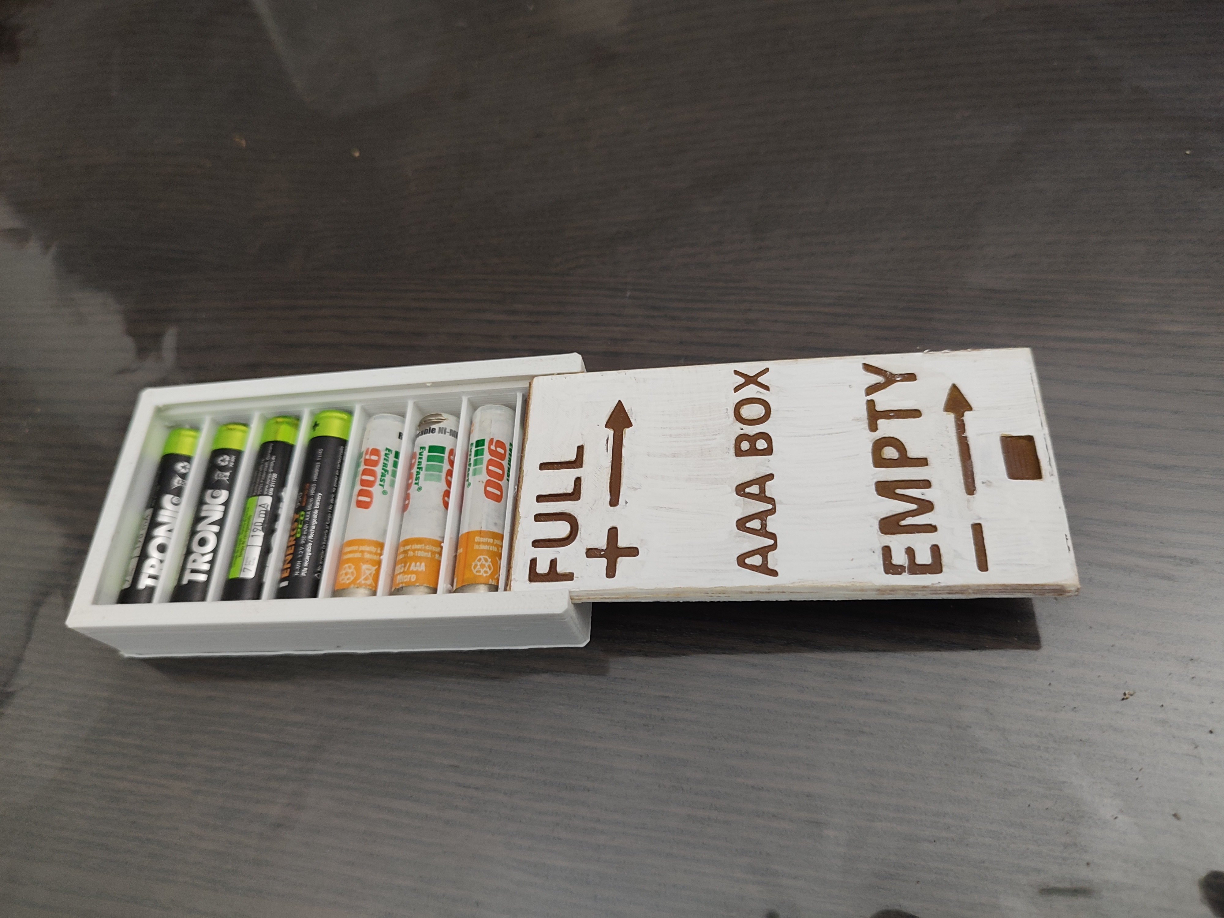 Rechargeable AAA Battery box