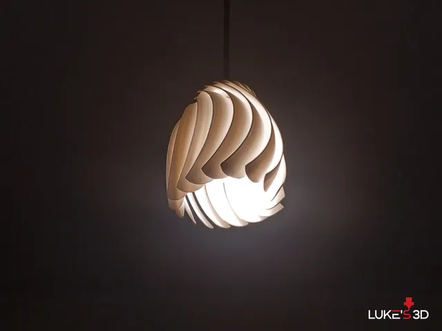 Finned Lampshade